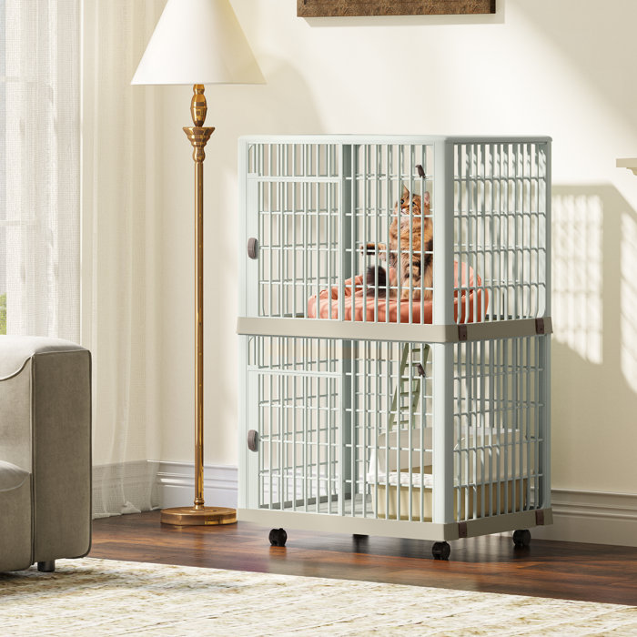 YITAHOME 2 Tier Outdoor Portable Cat Cage Wayfair